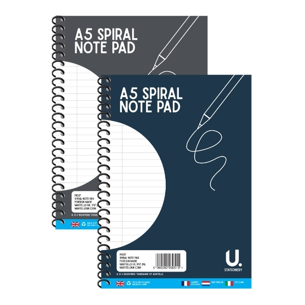 A4 / A5 Spiral Notebooks Multi Pack Quantity