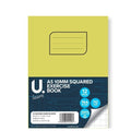 U. Stationery A5 10mm Squared Exercise Book – 72 Sheets