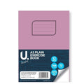 U. Stationery A5 Plain Exercise Book – 72 Sheets / 144 Pages