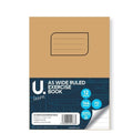 U. Stationery A5 Wide Ruled Exercise Book – 10mm Ruled 72 Sheets