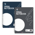 U. Stationery Spiral Notebook – 20×28 cm Lined Note Pad