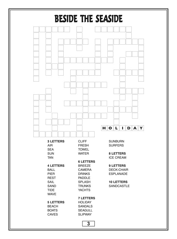 Criss Cross Puzzle Book