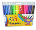 Fibre Pens, 20 Colours