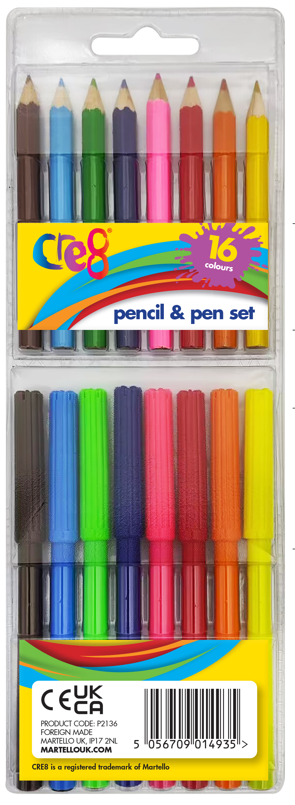 16 Piece Pencil & Pen Set