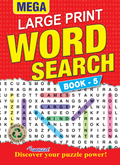 Mega Large Print Word Search Book Asst 1