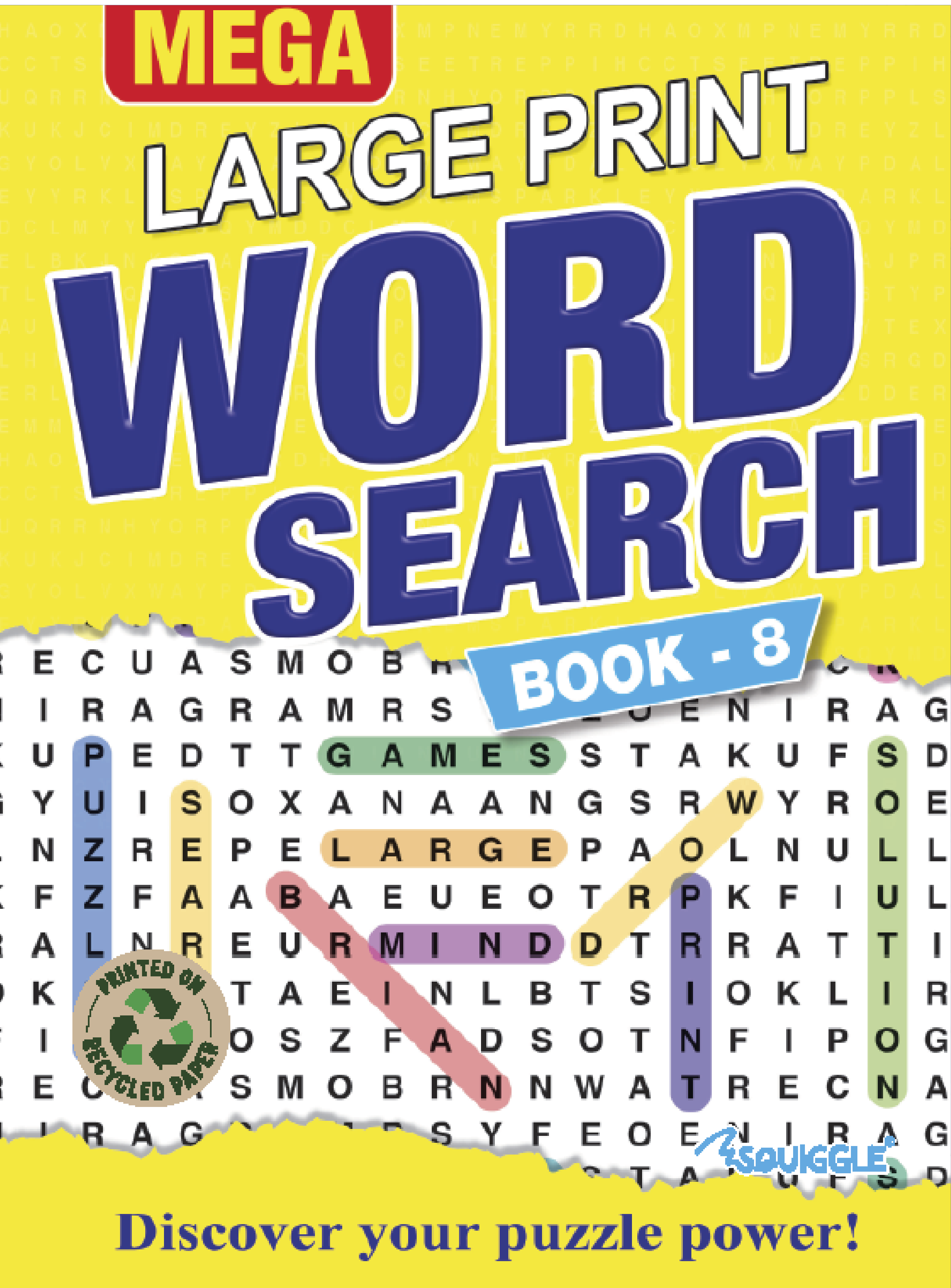 Mega Large Print Word Search Book Asst 2
