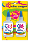 White PVA Glue, 2 Pack
