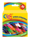 Wax Crayons, 30 Colours