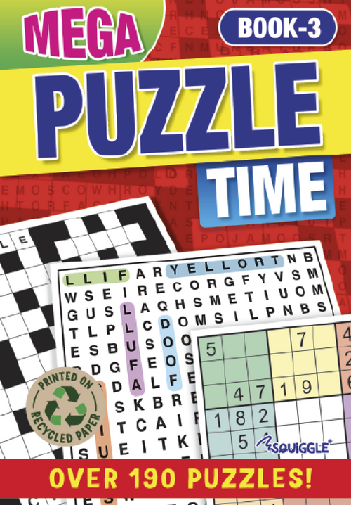 A5 Puzzle Time Book