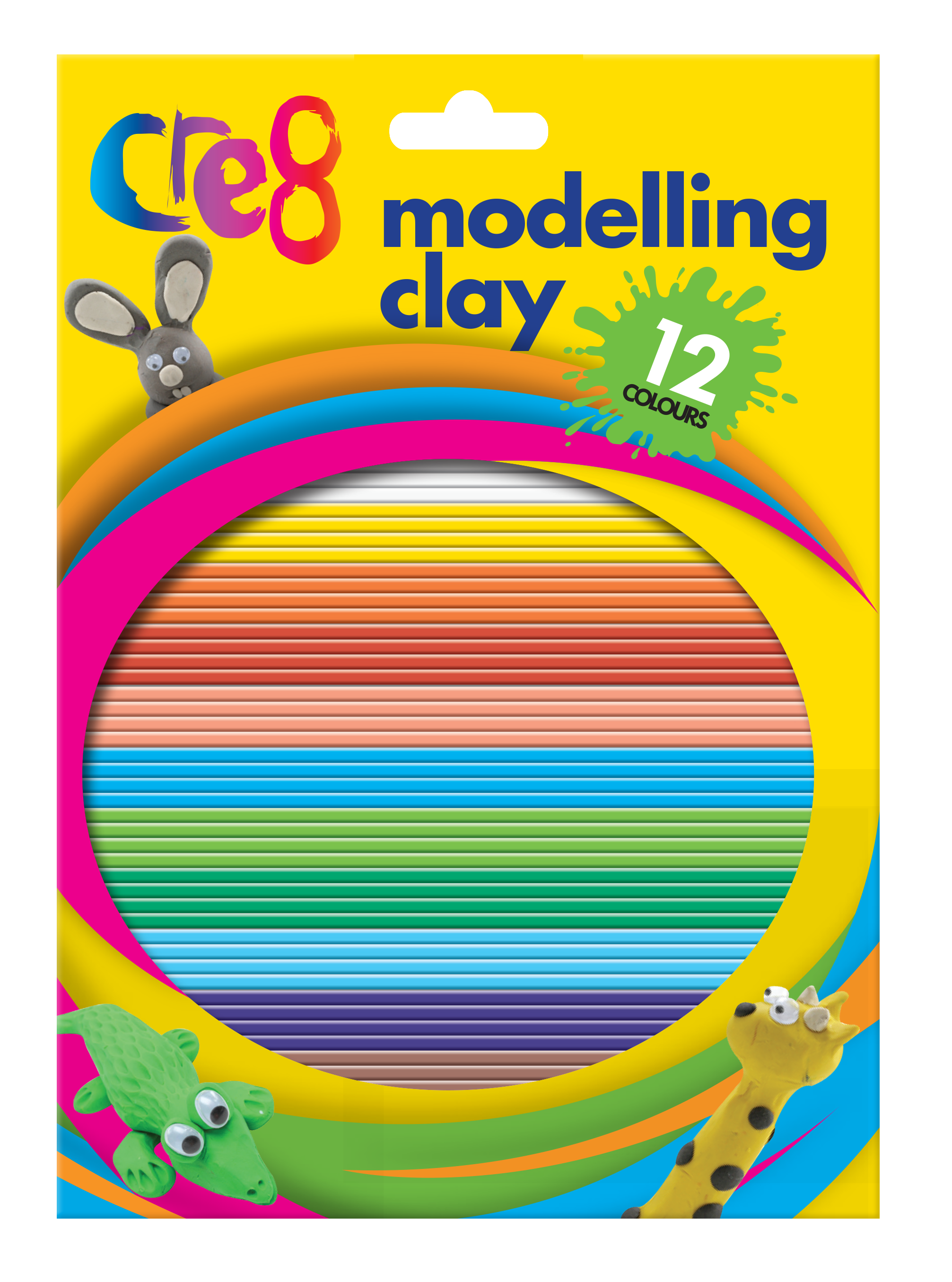 Modelling Clay, 12 Colours