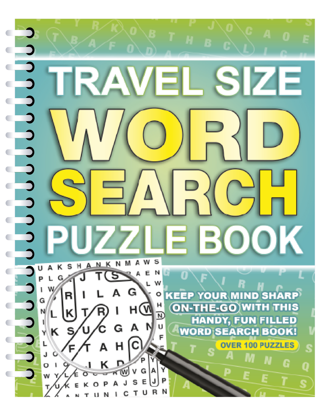 Travel Size Word Search Asst 1, Spiral Bound