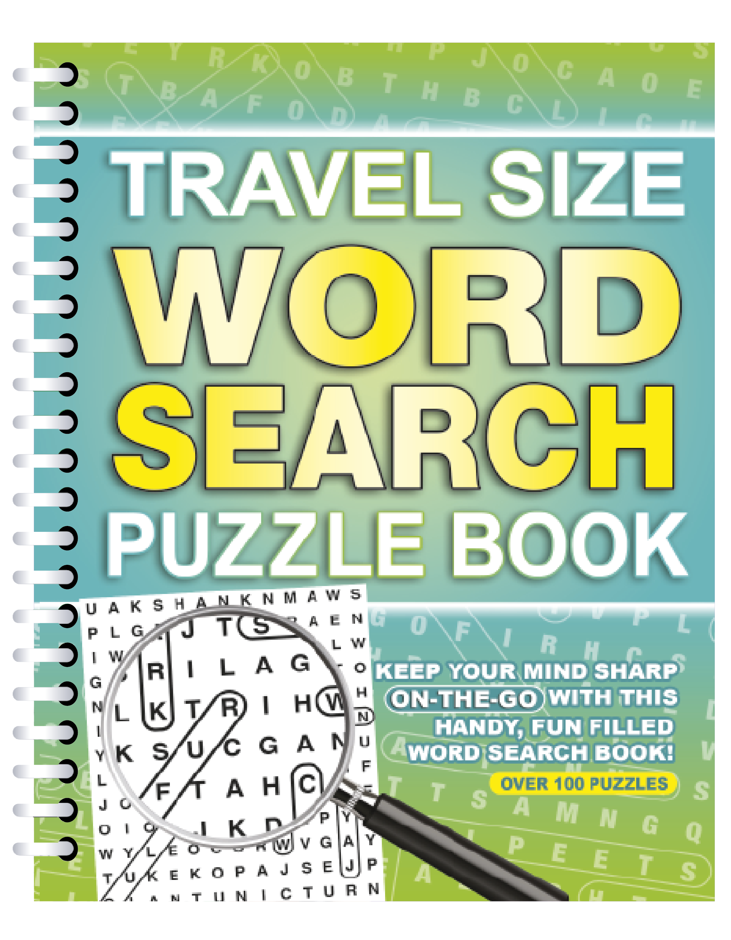 Travel Size Word Search Asst 1, Spiral Bound