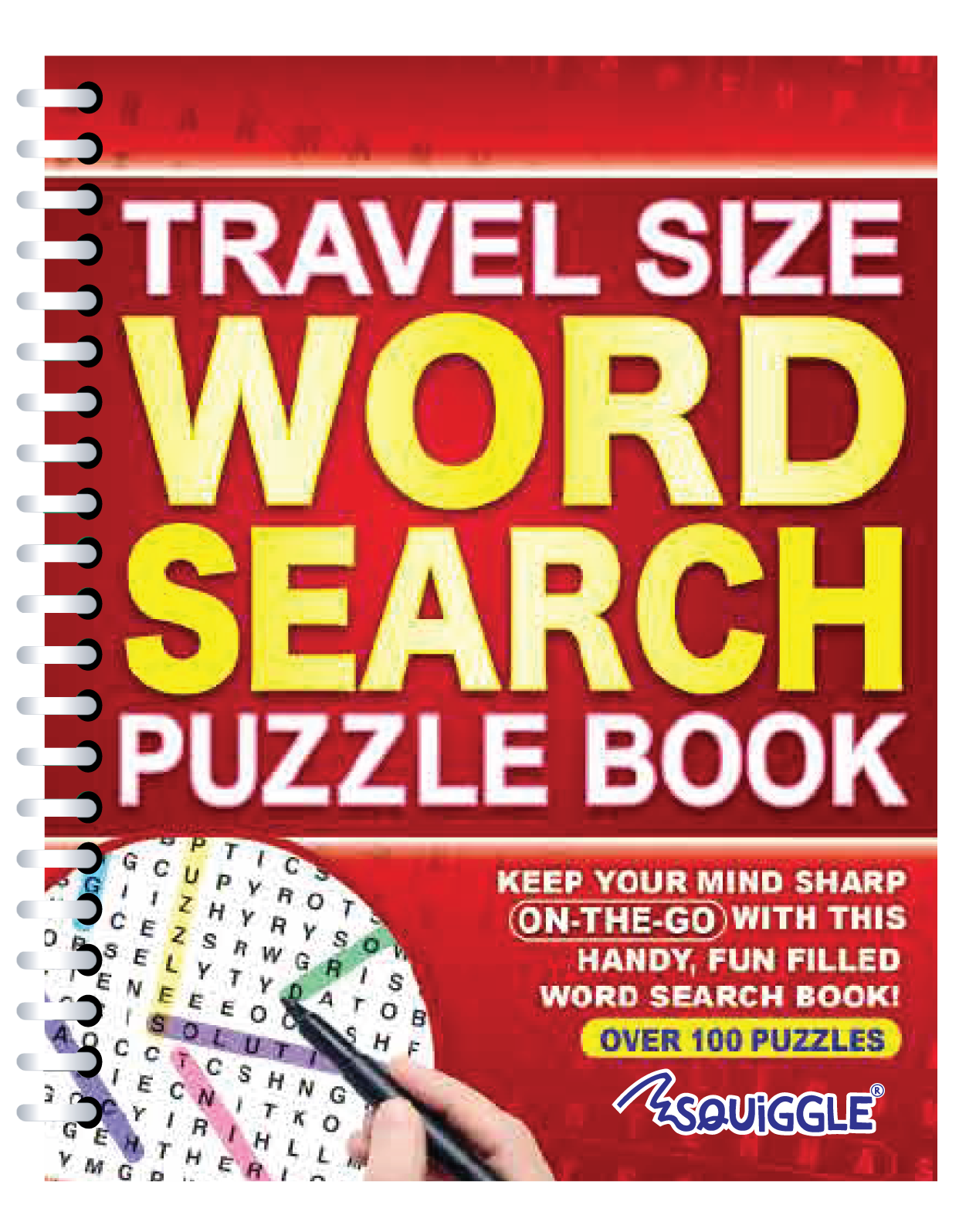 Travel Size Word Search Asst 2, Spiral Bound