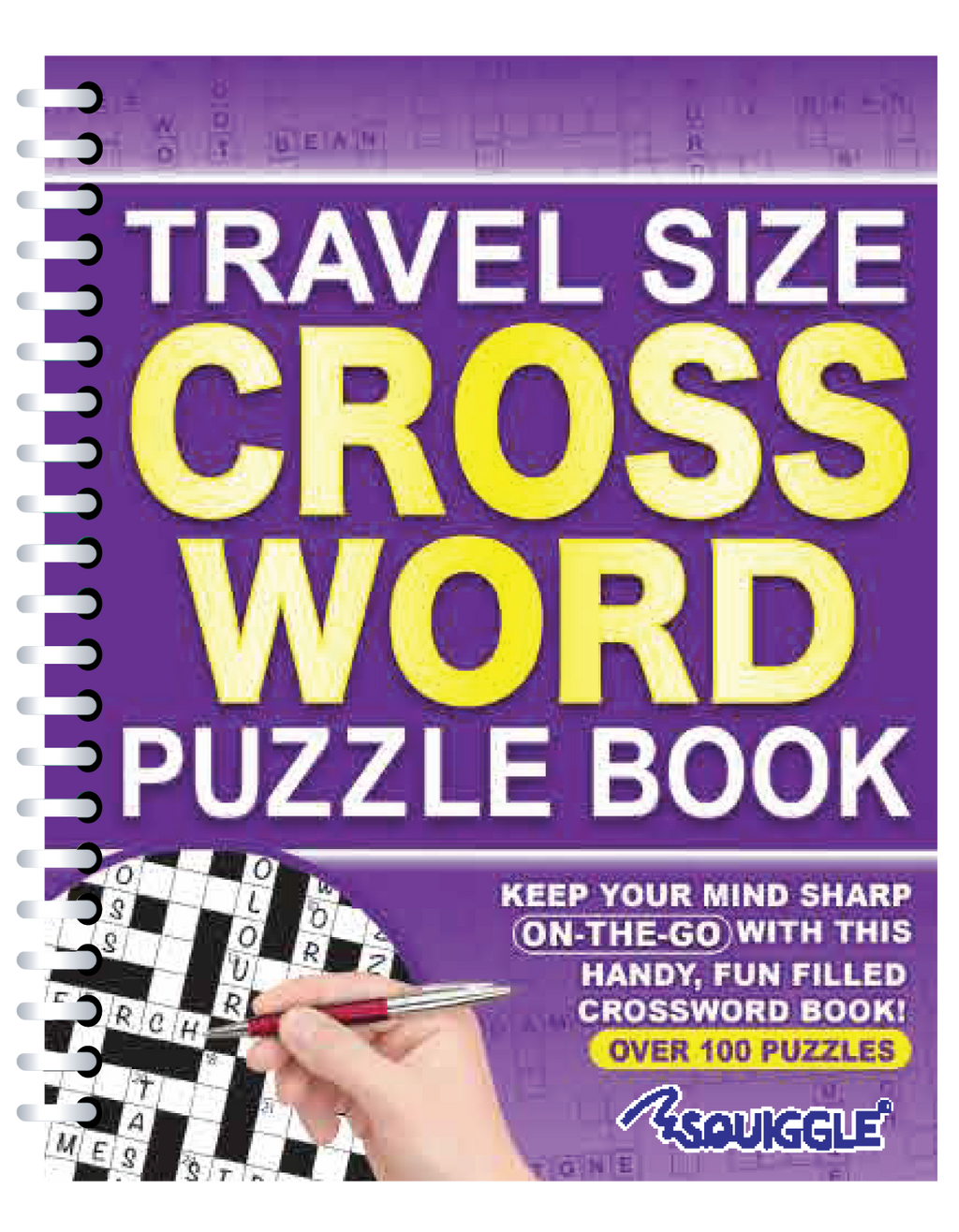Travel Size Crossword, Spiral Bound
