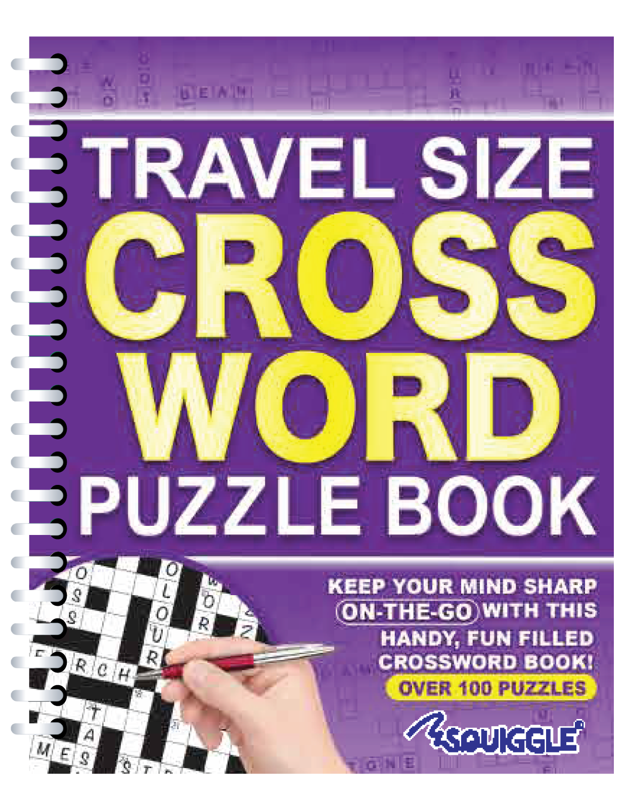 Travel Size Crossword, Spiral Bound