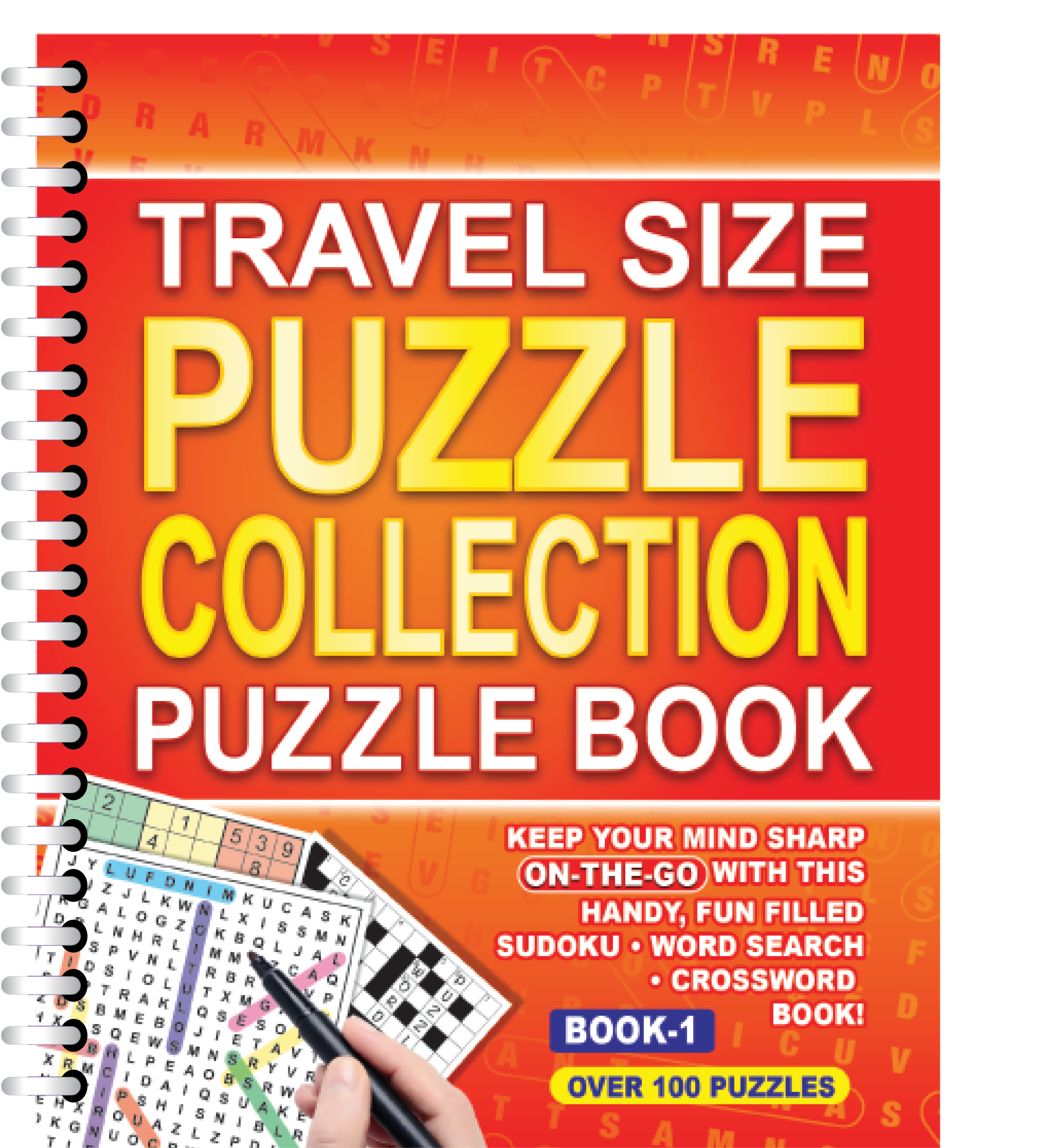 Travel Size Puzzle Assortment, Spiral Bound