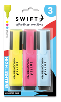 Highlighters, 3 Pack Assorted