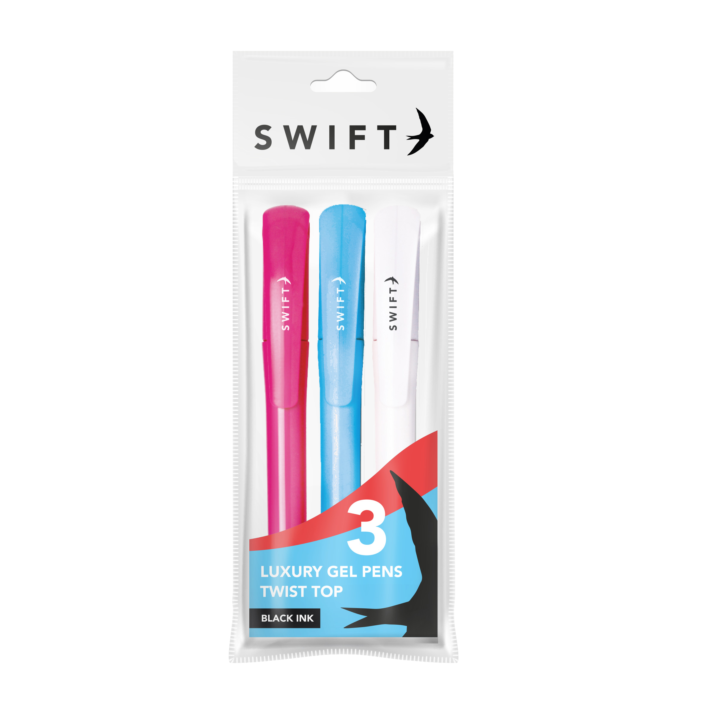 Luxury Twist Assorted Pens, 3 Pack