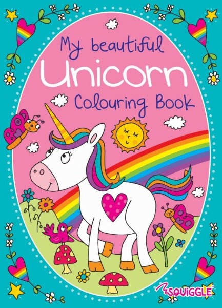 Unicorn Colouring Book for Kids | Large Activity Colouring Book | 72 Pages