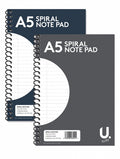 [ 10 Pack | 24 Pack | 48 Pack | 96 Pack ] A5 Spiral Notebook