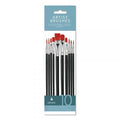 Artiste 10-Piece Paint Brush Set – Assorted Brushes