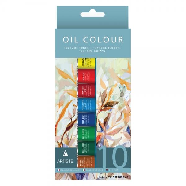 Artiste Oil Paint Set – 10x12ml Tubes